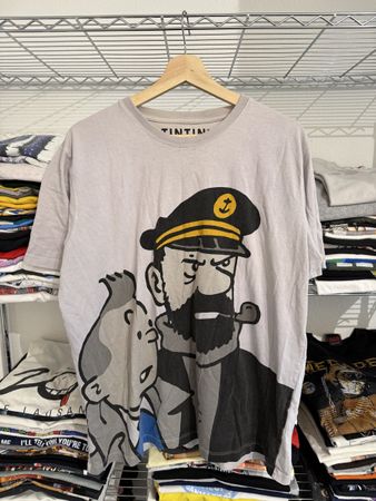 90’s Vintage Tintin T-Shirt Size L