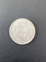 5 Franken Münze 1968 B Schweiz / Fünfliber