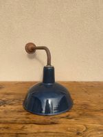 KE1450 Antike Emaille Lampe/Hof Lampe/BauernhofLampe/Garage/