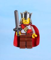 LEGO Minifigur Kingdoms - Lion King Quarters, Black Eyebrows