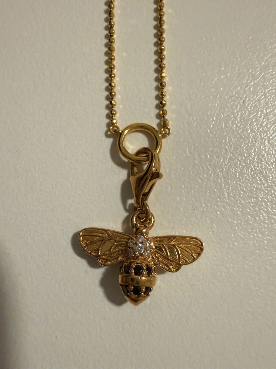 Thomas Sabo Catenine: Goldene Thomas Sabo Halskette mit einer Biene – Usato da Eglisau venduto da Nic1906 1