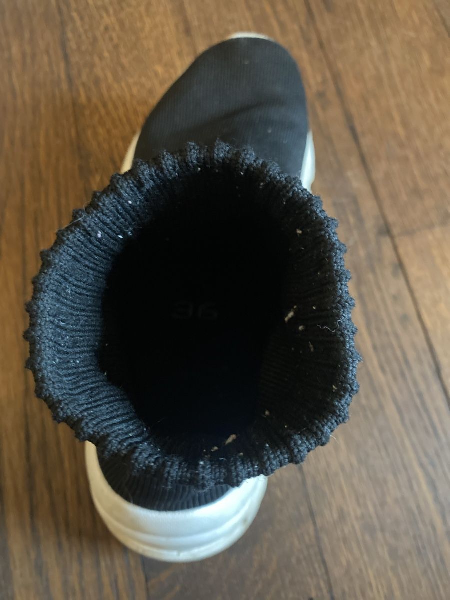Scarpe per ragazze: Schwarze Mädchen Stoff Turnschuhe, Gr. 36 – Usato da Unterengstringen venduto da Homeseller 3