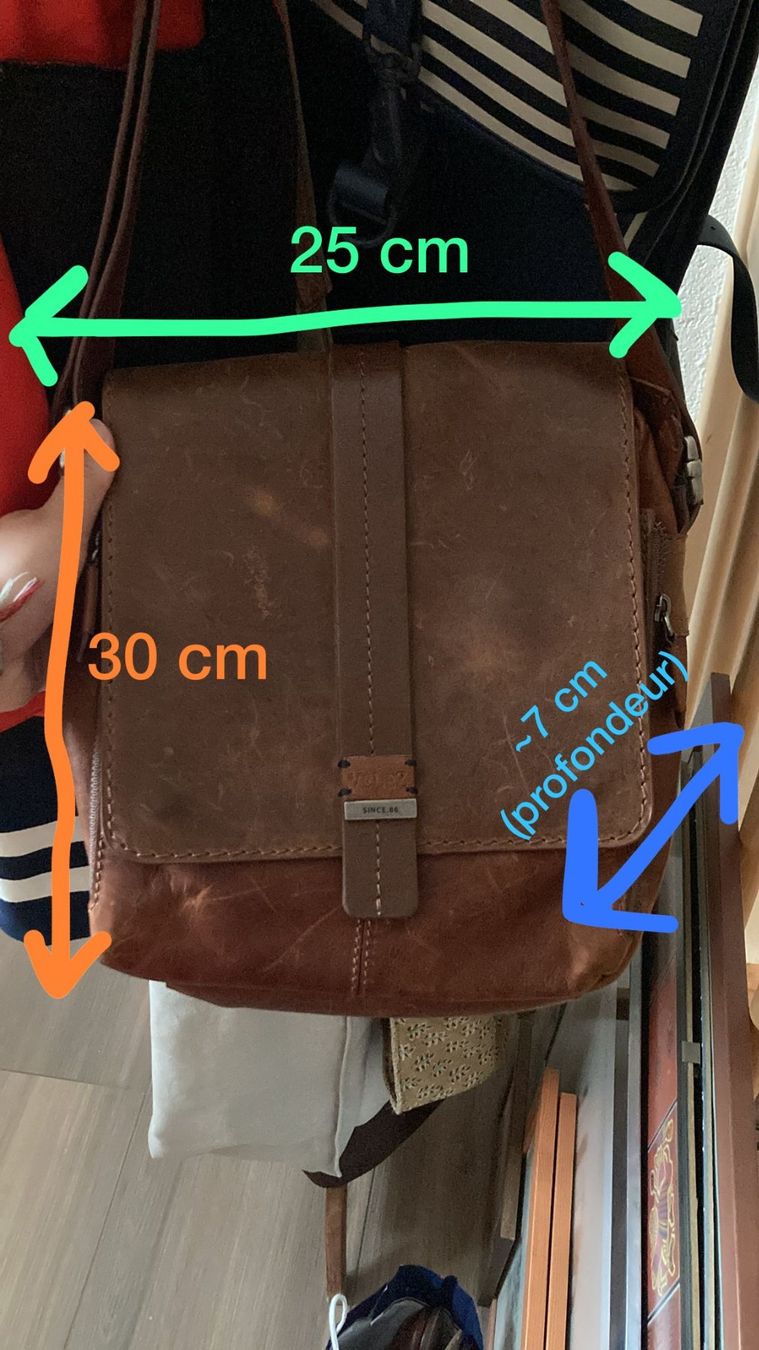 Altro in  Abbigliamento & Accessori: sacoche cuir neuve – Nuovo e nell'imballaggio originale da Confignon venduto da sandracorelli 3