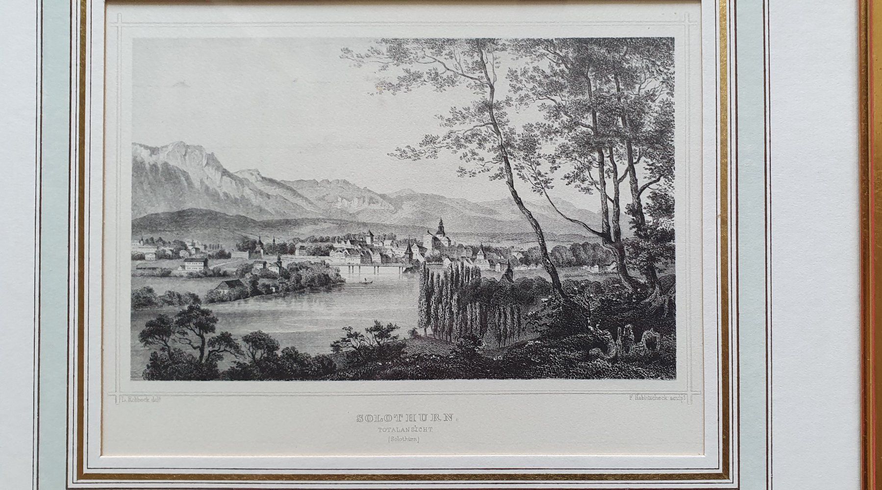 Grafica & Litografie: Bild - Solothurn,  Lithographie – Usato da Kreuzlingen venduto da Rschweiz1 1