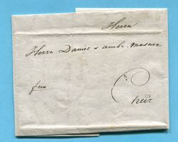 Faltbrief von Zürich nach Chur 1786 - alte Eidgnossenschaft