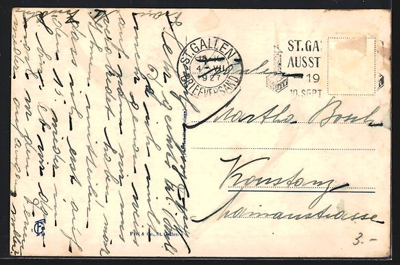 Cartes postales: AK Speicher, Ansicht mit Säntiskette – D'occasion à Berlin par bartko-reher 1