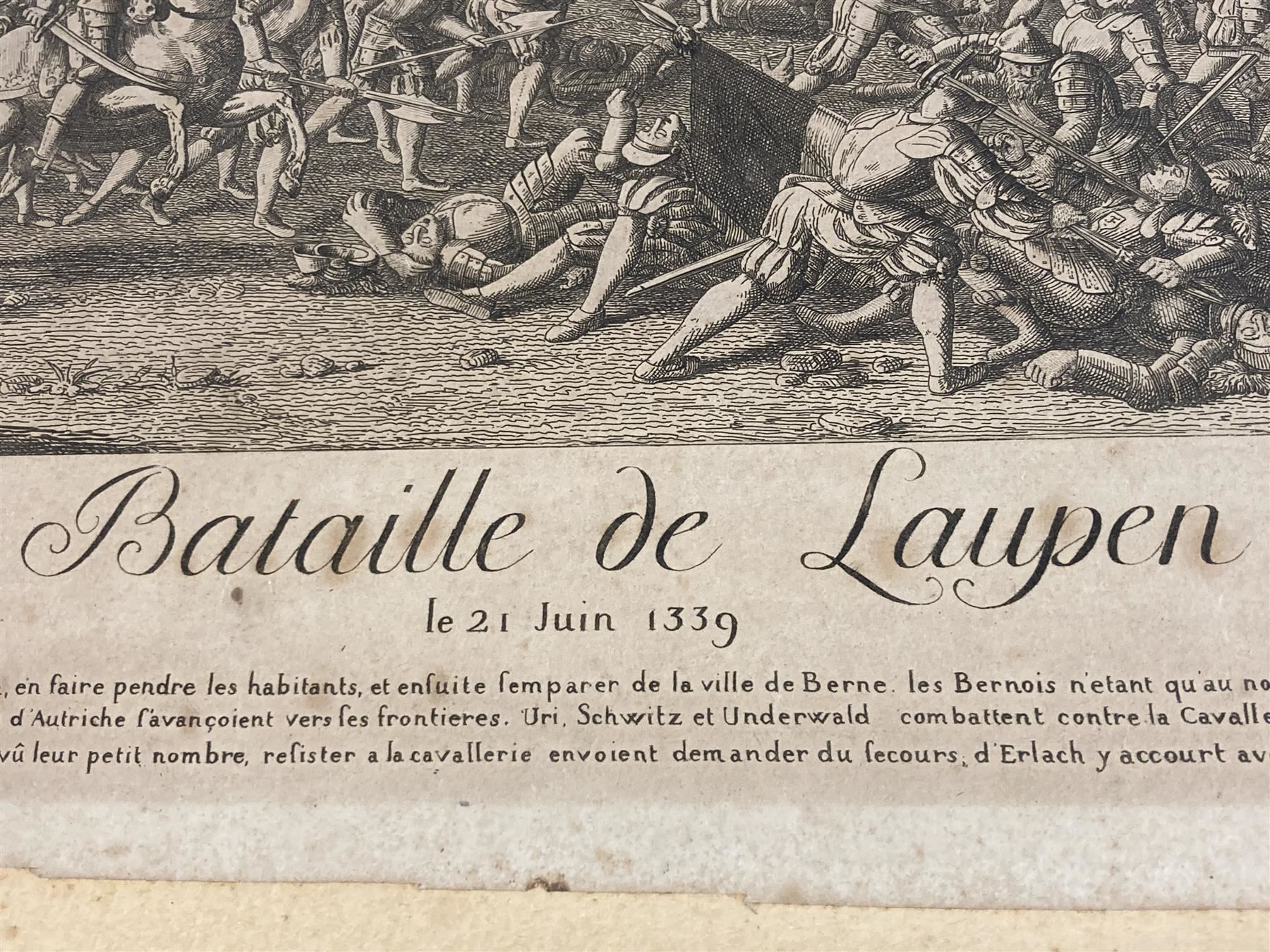 Stiche: Bataille de Laupen – Gebraucht aus Bern von Jwpm66 4