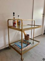 Eleganter Bartrolley im vintage-stil