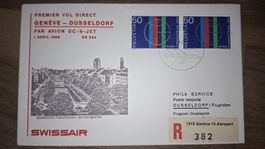 Swissair Genf - Düsseldorf 01.04.1969