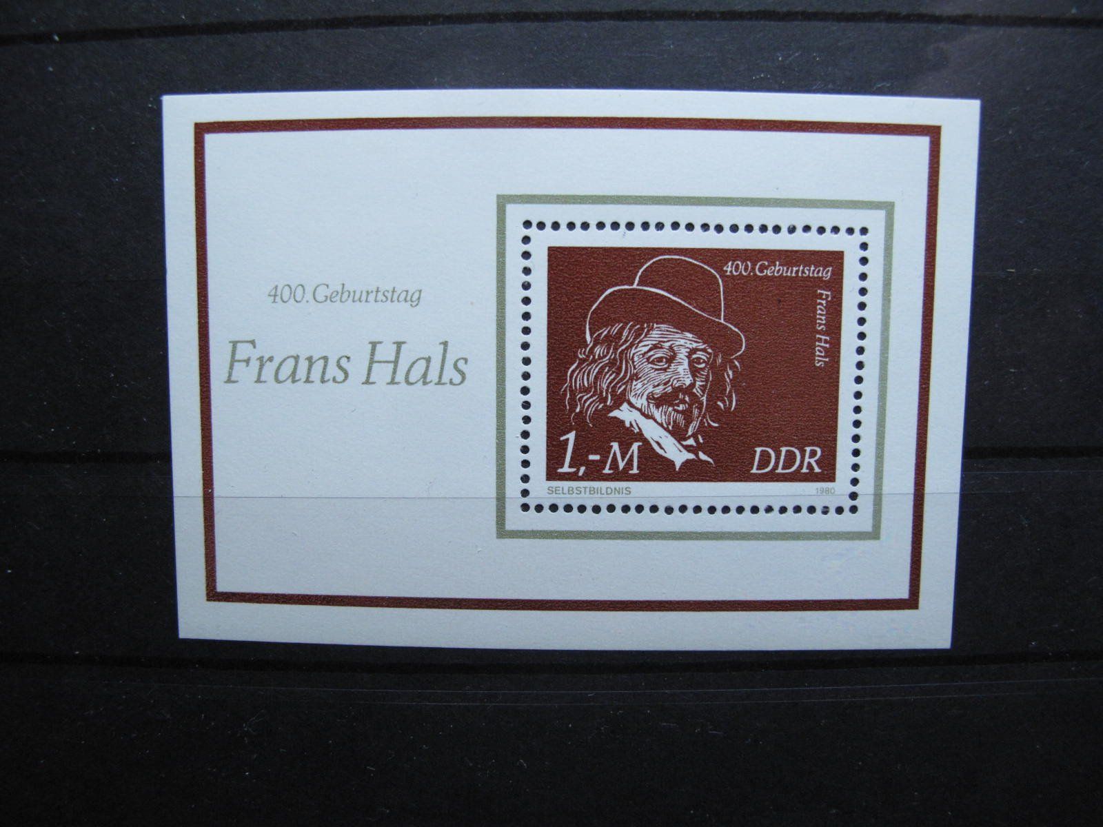 Alle Briefmarken: DDR 1980  Frans Hals Block 61** – Gebraucht aus Wil SG von fva01