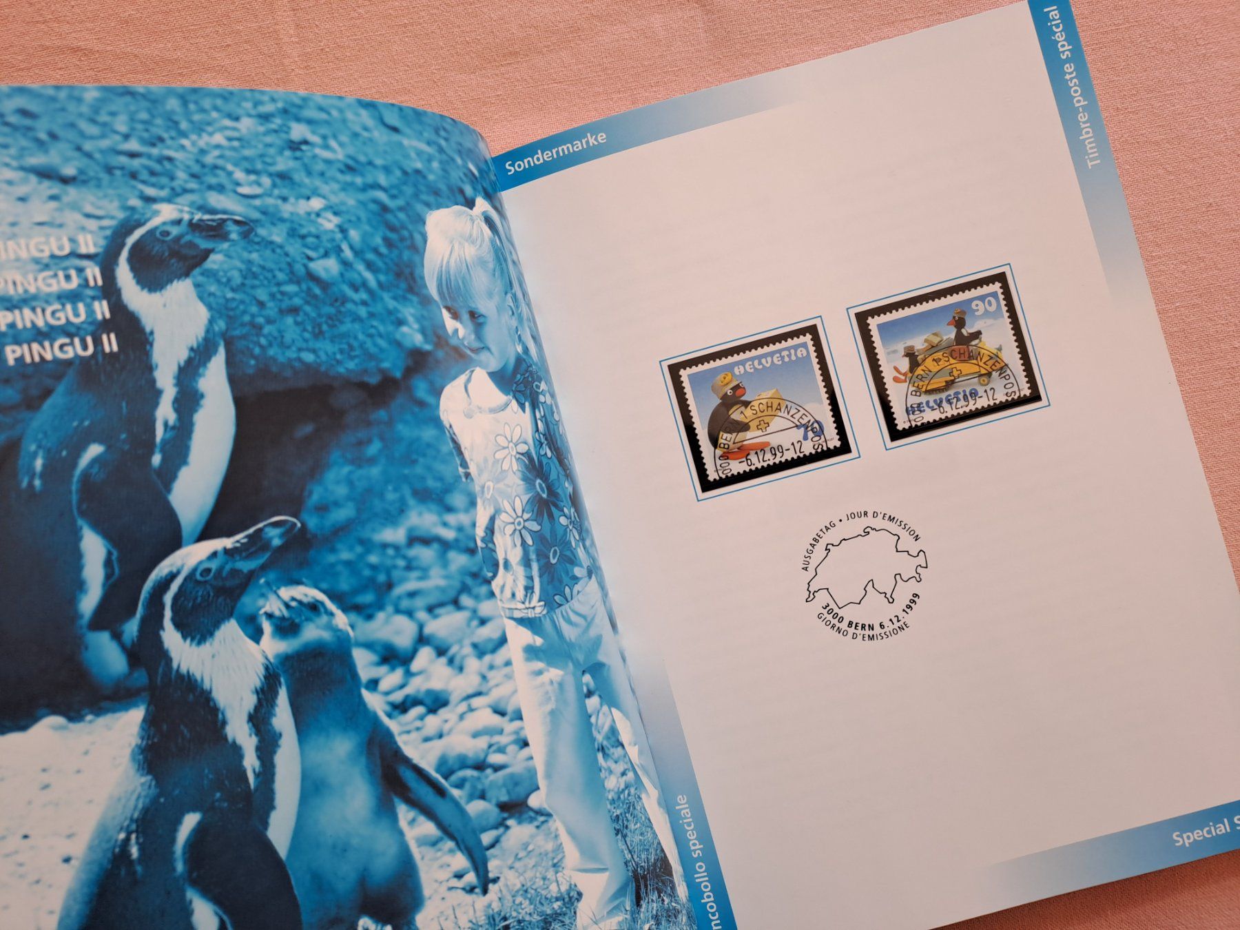Tutti i francobolli: original Jahrbuch Briefmarken CH Post 2000 Halbmondstempel – Usato da Ostermundigen venduto da pedru8 2