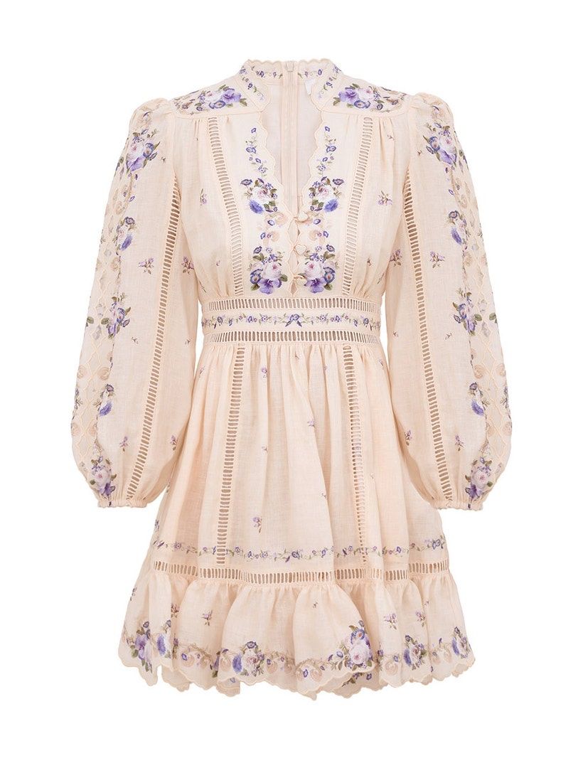 Vestiti: Floral Linen Blend Dress – Nuovo (secondo la descrizione) da St.Josefen venduto da lop_lh8d 1