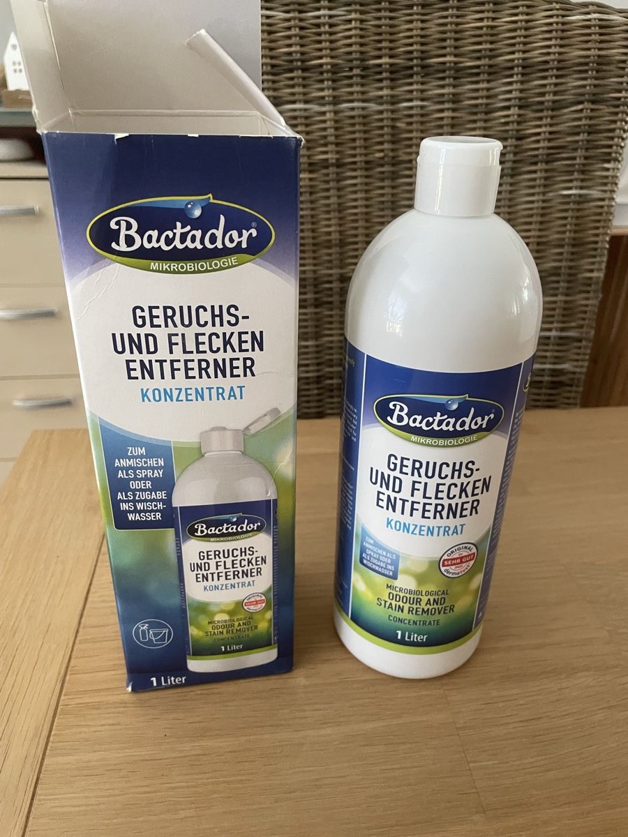 Prodotti di pulizia: Bactador Geruchs- und Flecksentferner Konzentrat 1 Liter – Usato da Aarau Rohr venduto da keedom