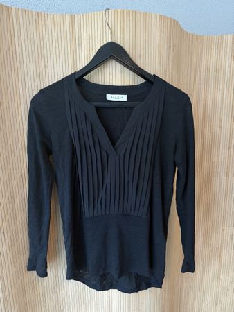 Sandro Leinenblouse Gr 36