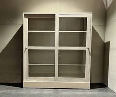 Vitrine Havsta Ikea graubeige
