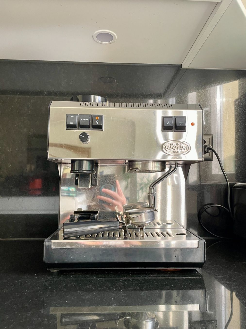 Quick Mill Macchine per caffè & Macchine per espresso: Quick Mill 02385 Espressomaschine und Kafeemühle – Usato da Basel venduto da ece2108 3