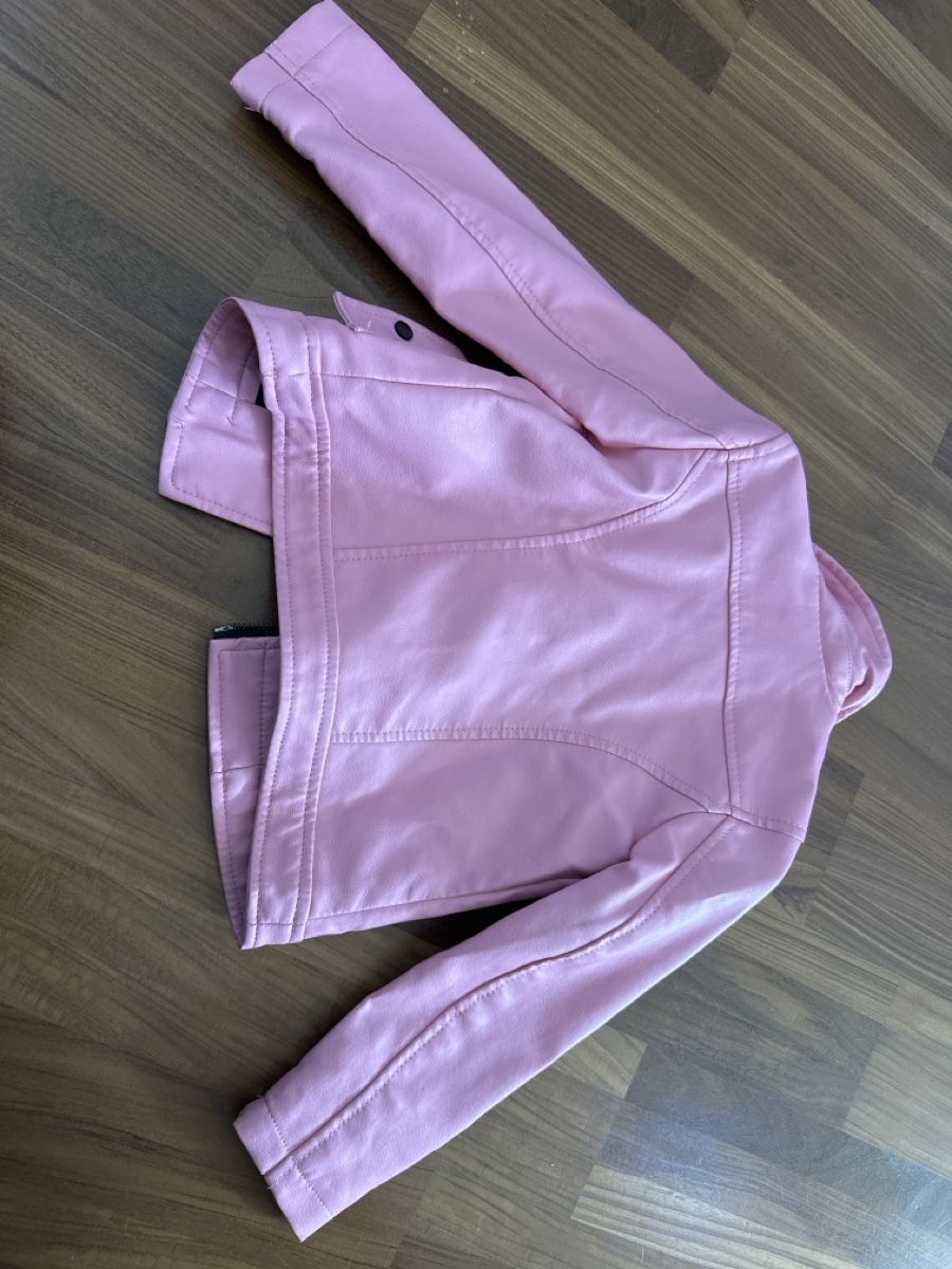 Jacken & Mäntel: Veste similicuire rose – Gebraucht aus Veyras von lolotte6971 1