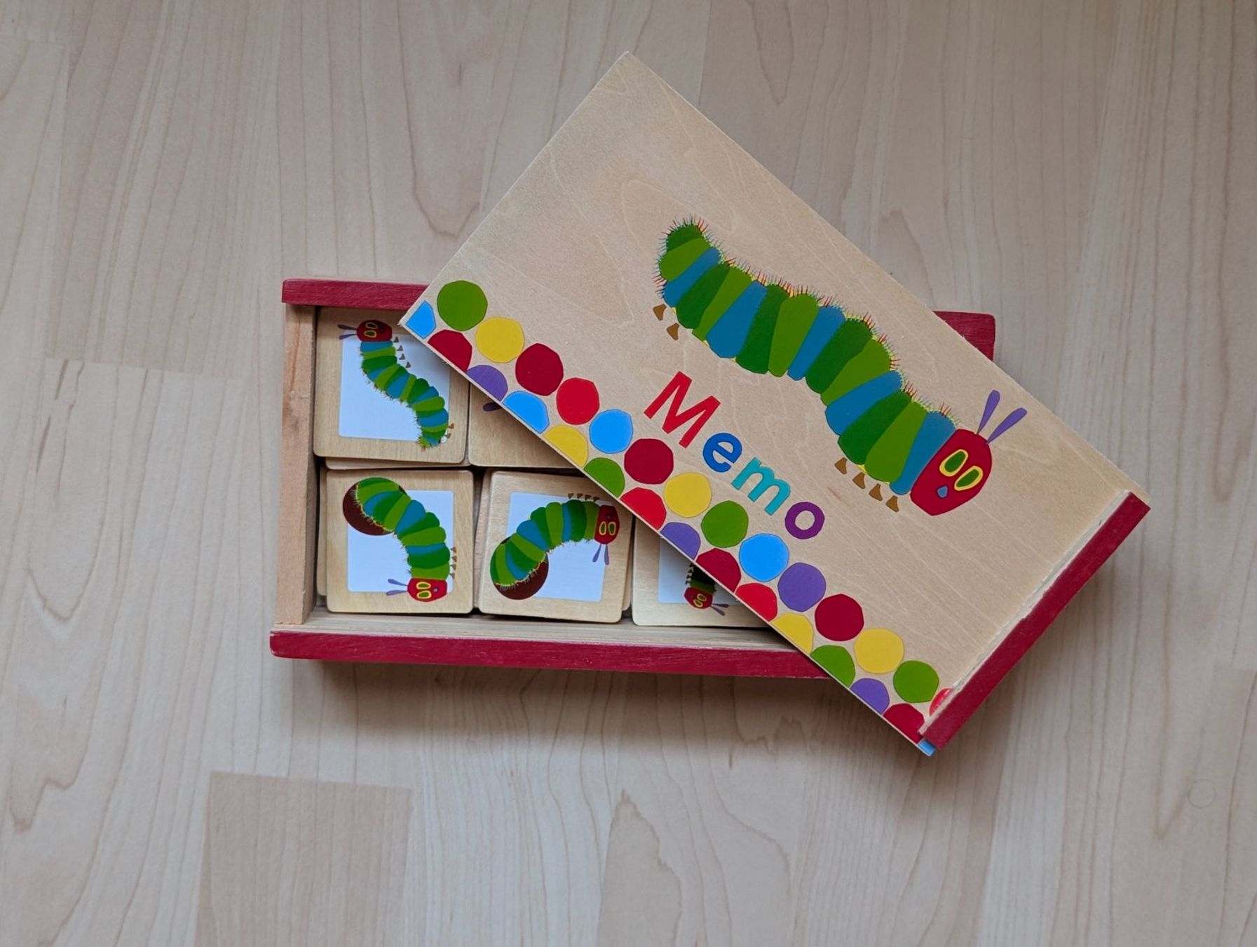 Giochi: Raupe Nimmersatt Memory Holz NEU! – Nuovo e nell'imballaggio originale da Weite venduto da Nur63 2