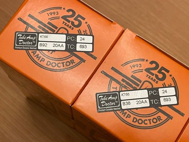 Tube Amp Doctor Amplificatori: TAD KT-66 - GEMATCHTES QUARTETT - NEU! – Nuovo e nell'imballaggio originale da Fahrwangen venduto da Swirl2 2