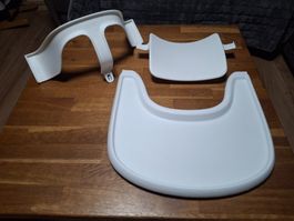 Stokke Tripp Trapp Tray und Baby Set weiss