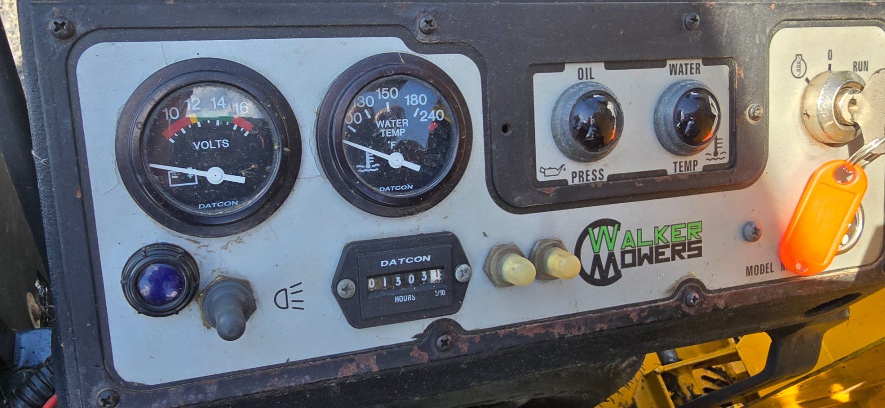 Rasenmäher: Walker Aufsitzmäher Diesel - – Gebraucht aus Rain von Fafan069 6
