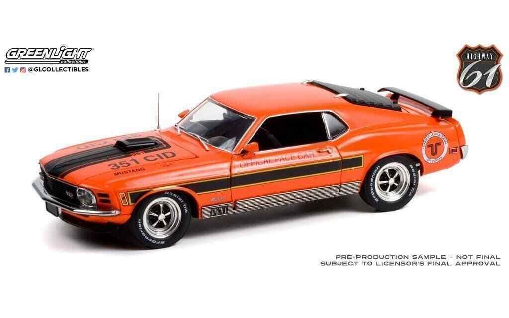 Ford Modellautos: FORD MUSTANG MACH I 1970 PACE 1:18 – Neu und originalverpackt aus Suhr von Moebelsiralfred