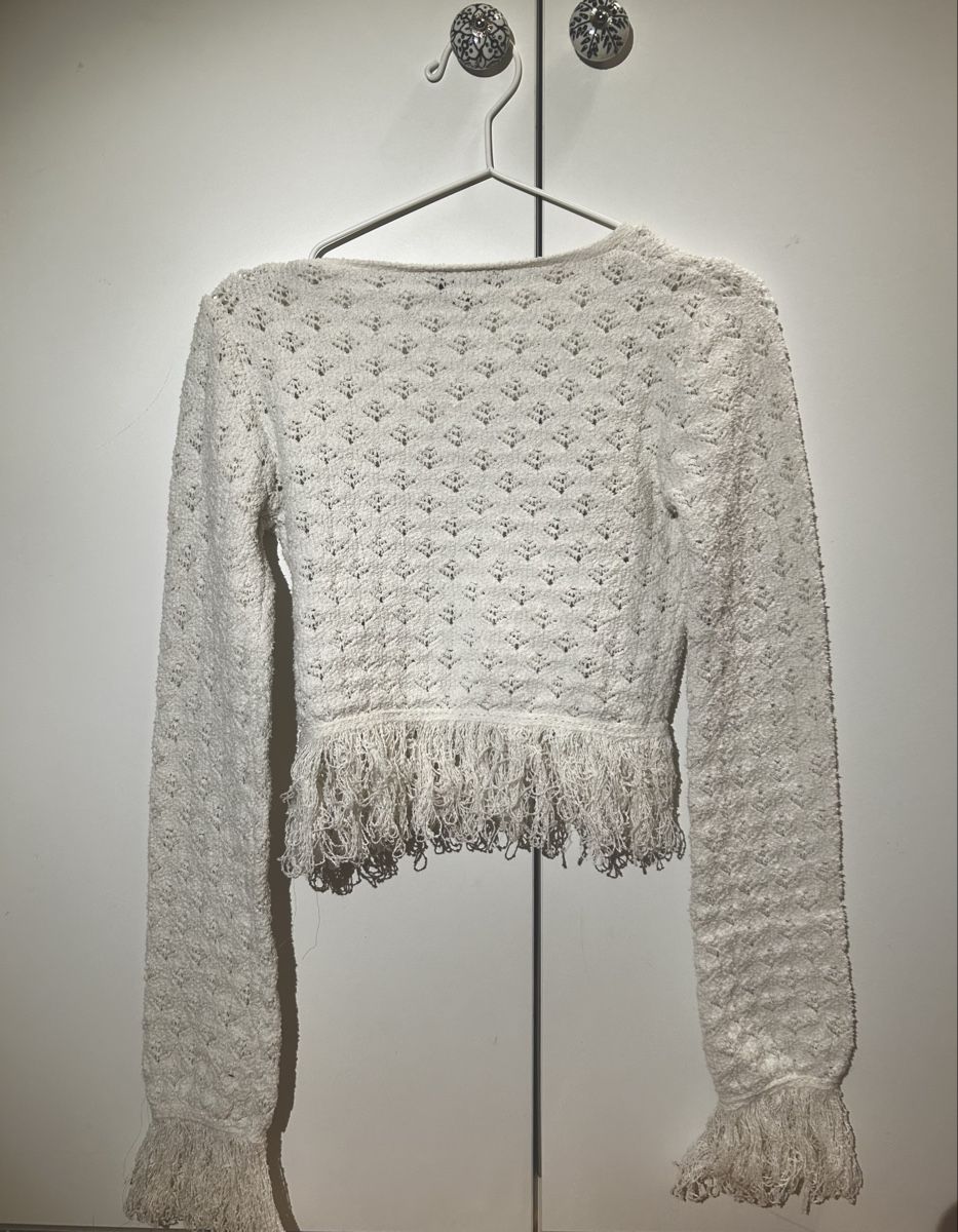 Bershka Giacche: Bershka Strickjacke, Fransen-Look – Usato da Uster venduto da alin13e 3
