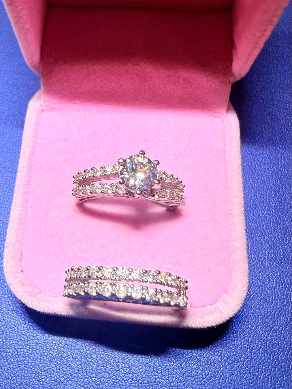Bagues: Bague multiple zircones argenté taille 54 – Neuf avec emballage d'origine à St-Maurice par Sandrinette123 3
