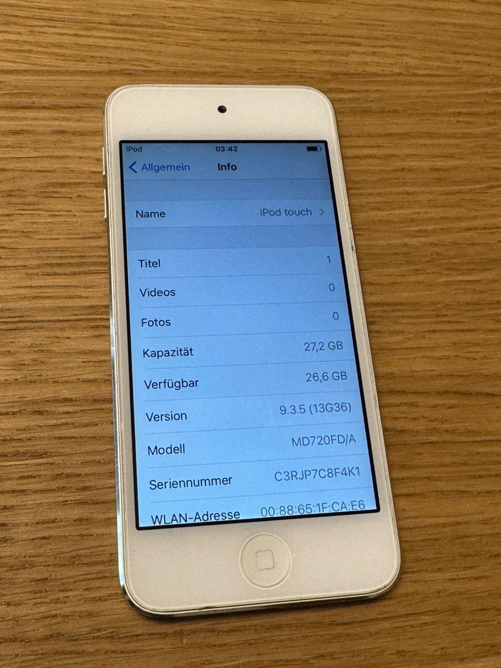 Apple Lettore multimediale portatile: iPod Touch 5th gen – Usato da Zollikofen venduto da lagavulin03 2
