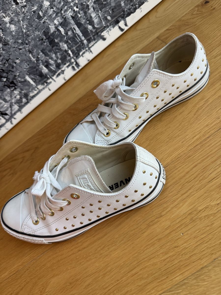 Converse Scarpe da donna: Converse All Star weisses Leder  37.5 – Usato da Zürich venduto da LuxuryJewellery 8