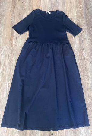 Paul Kehl Women Collection Kurzarm Midi Kleid, navy, Gr. 40