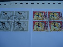 Satz Circus, 2002, FDC Satz + 4erblock, 3 Belege