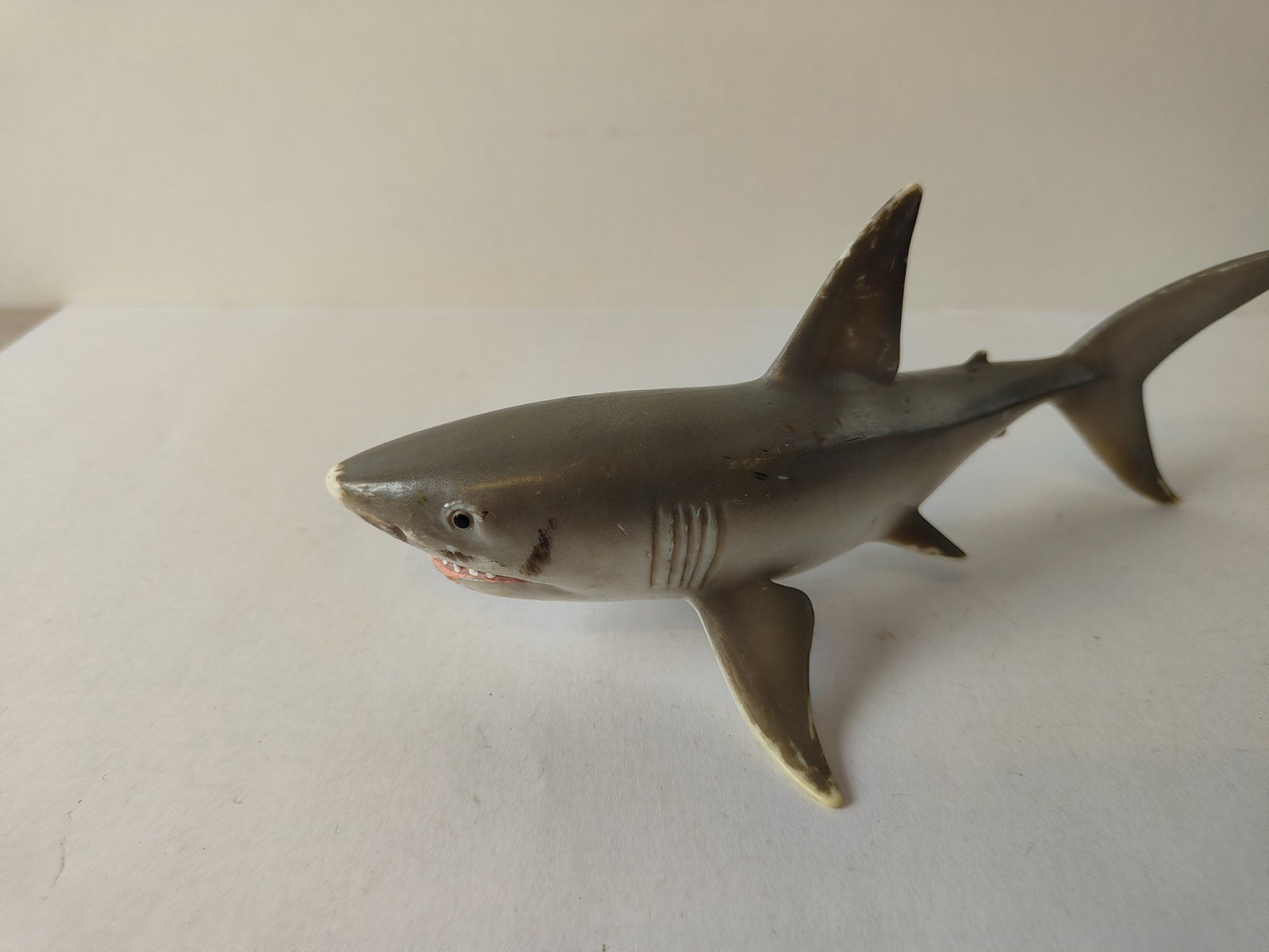 Schleich Statuette: Schleich Weisser Hai 2004 Meerestiere – Usato da Thalwil venduto da FigurenFreunde 1