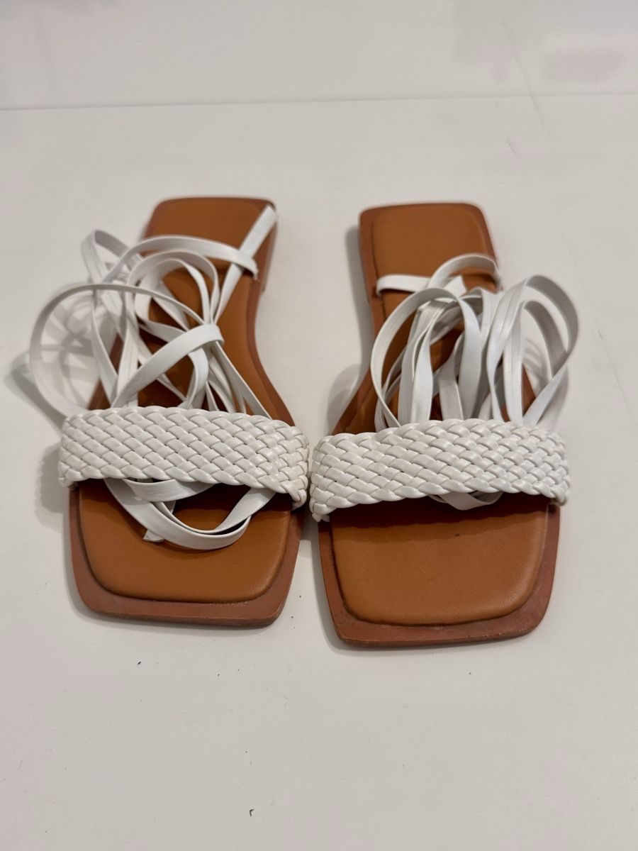 Herrenschuhe: Damensandalen Weiß Gr.38 – Gebraucht aus St.Gallen von pep_2gfq 1