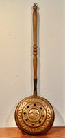 Antique Bed Warmer - Copper and Wood - Charming Decor