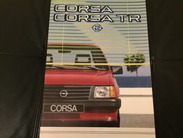 Opel Corsa, Corsa TR Verkaufsprospekt 30 Seiten August 1983