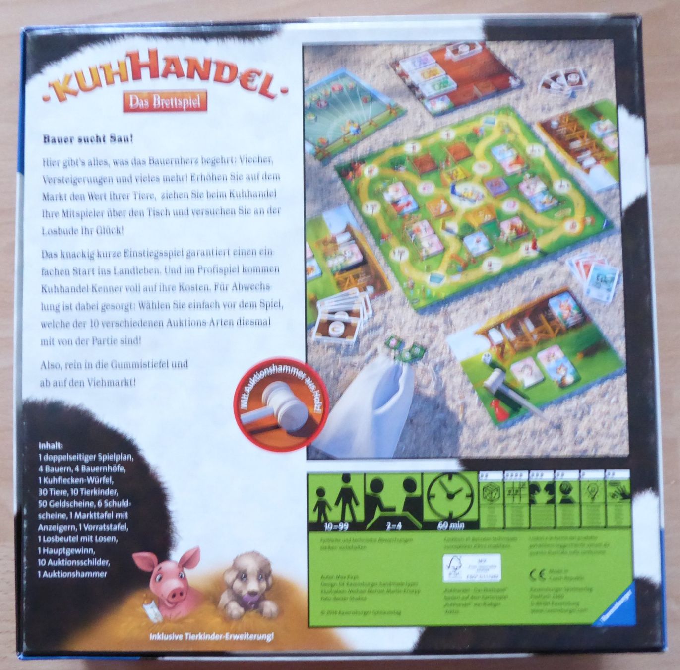Ravensburger Spiele: Brettspiel Kuhhandel von Ravensburger – Gebraucht aus Gossau SG von oreliefredy 1