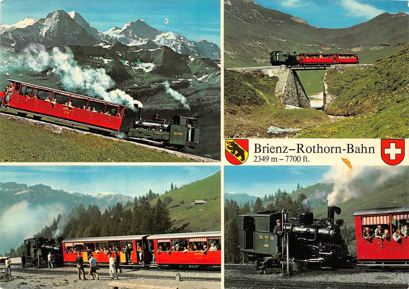 Cartoline postali: 2x Brienzer Rothorn – Usato da Ottikon b.Kemptth. venduto da Neptun1974 2