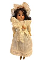 Bisquit-Porzellankopfpuppe, antik,  - 27 cm gross