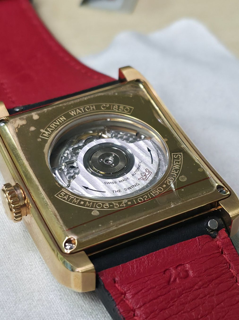 Marvin Orologi: MARVIN Malton Rectangular Lim. 102/150 – Power Reserve - NOS – Nuovo (secondo la descrizione) da Dietlikon venduto da litisop 5