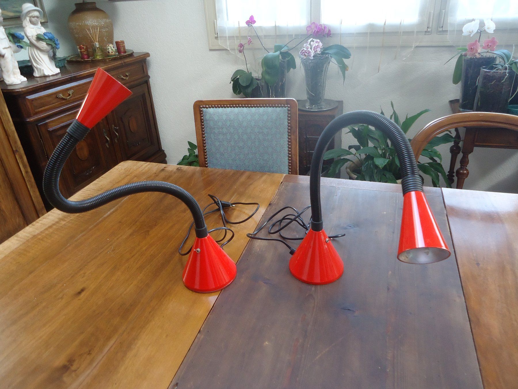 Lampade: Lampes de bureau flexibles 2 pièces - Design 1975 – Usato da Vessy venduto da mafabe 4