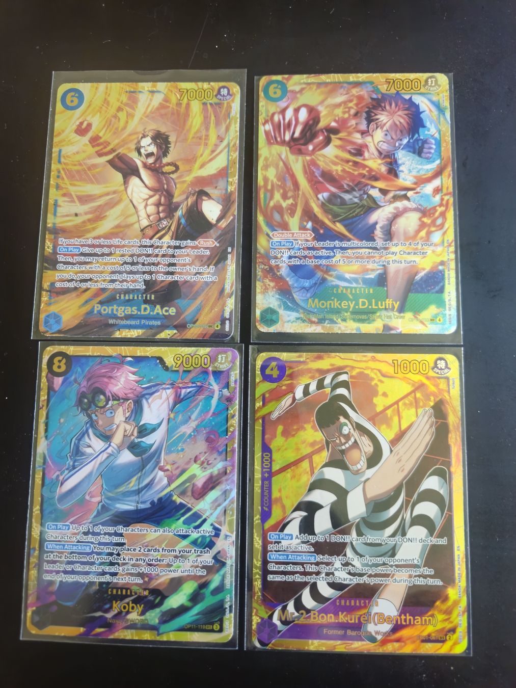 Bandai Carte collezionabili: One Piece TCG - SEC Bundle Luffy, Ace, Korby and Mr. Two – Nuovo (secondo la descrizione) da Bern venduto da Michael-06
