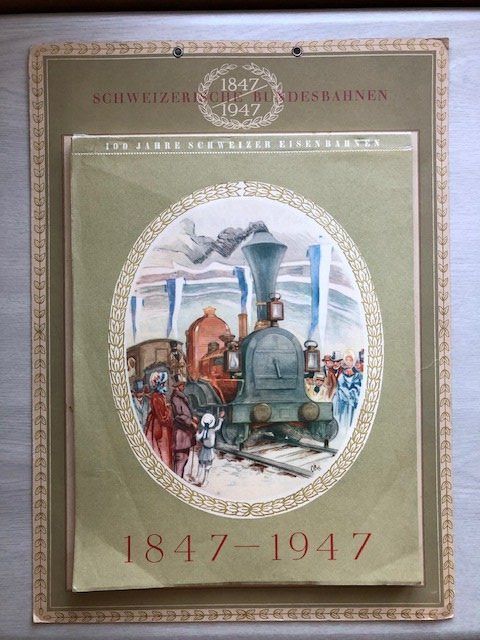 Calendari: SBB Kalender 1947 – Usato da Kräiligen venduto da hkk
