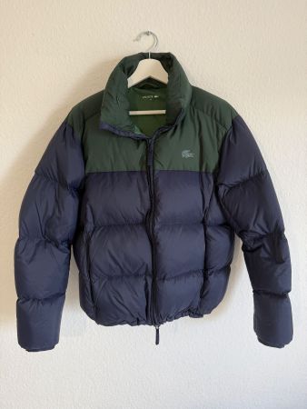 Lacoste Damen Daunenjacke Grün/Blau Gr. 40 – kaum getragen