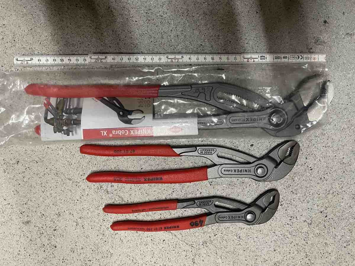Set di 3 pinze Knipex Cobra,NUOVE, vari formati (Neu (gemäss ...