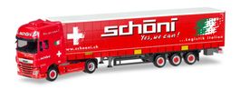 Herpa 309301 DAFXF Gardinenplanen Sattelzug Schöni