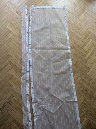 Moskitonetz mit Magneten weiss
