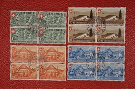 1945 PP26-29 Viererblock ET-Stempel