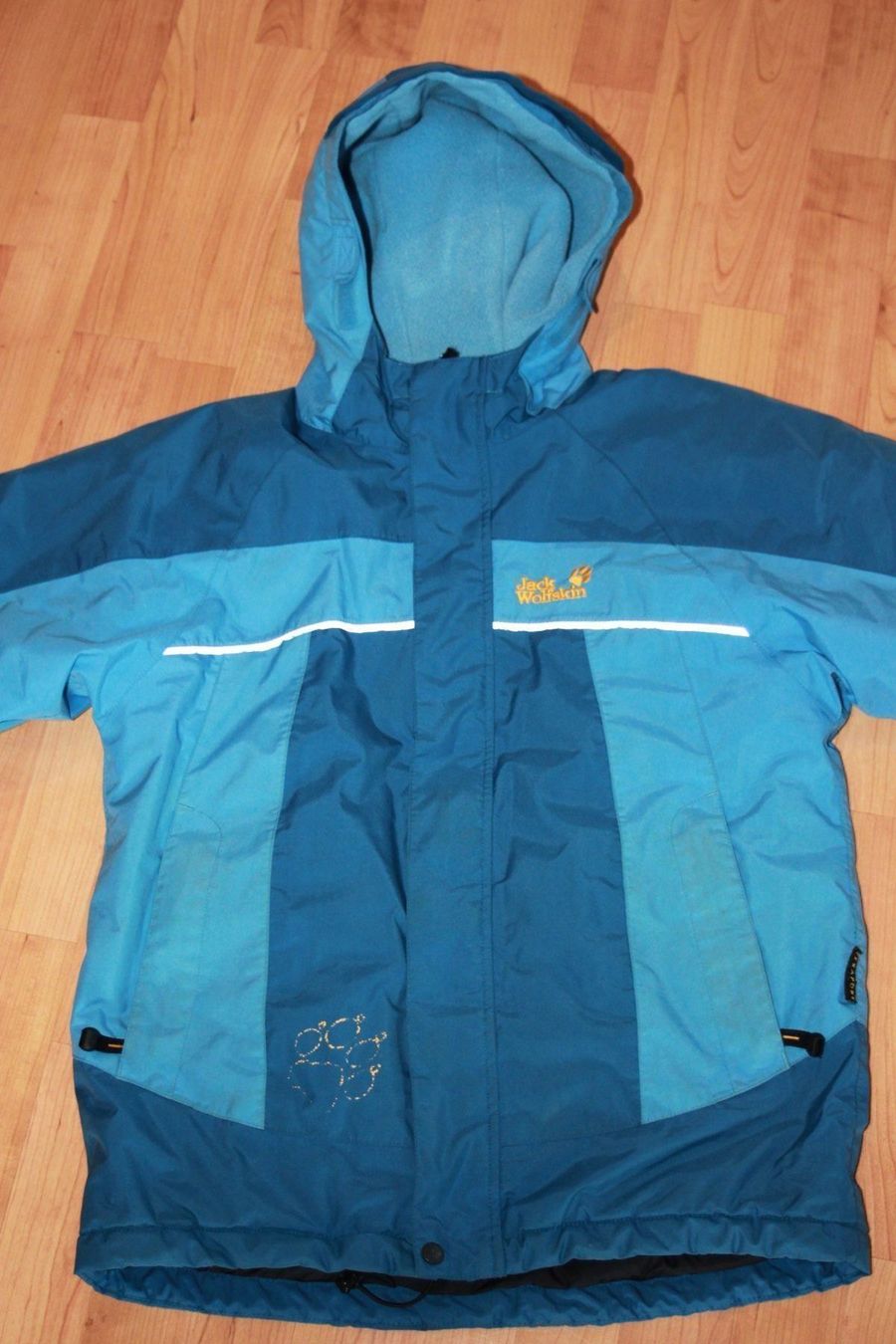Jack Wolfskin Giacche & Cappotti: blaue Jack Wolfskin Winterjacke 152 – Usato da Wenslingen venduto da Strick4Alpaca 1