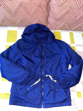 Blue mid season jacket (unisex)  age 8 from Lacoste (128cm)